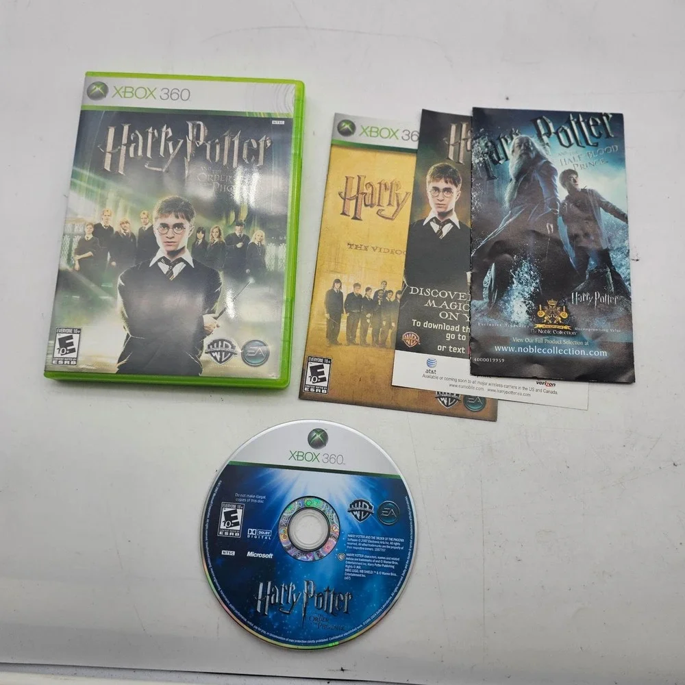Harry Potter Order Of The Phoenix Xbox 360 Complete CIB Game Manual EA E10+